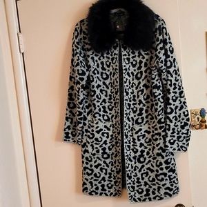 iiSisters Black and Gray Leopard print cardigan